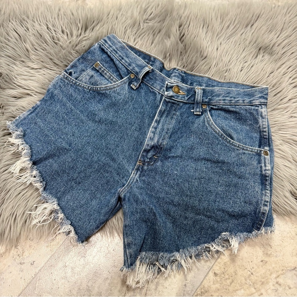 Wrangler Blue Denim Shorts Women’s Waist 15”
